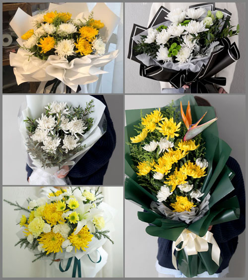 陕西汉中市城固县天明镇白事花束代送